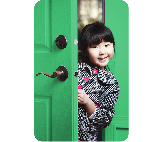 Child in doorway